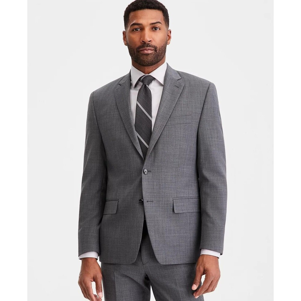 $480 NEW MICHAEL KORS MENS 44S GRAY SOFT WOOL BLAZER SPORT COAT SUIT JACKET